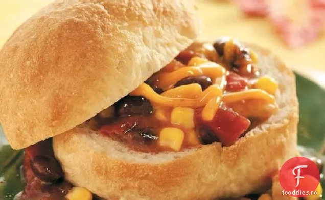 Tocană de Taco de pui în boluri de pâine