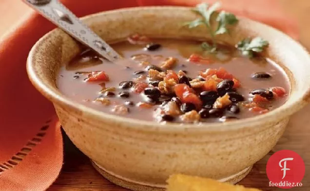Chili Picant La Grătar Cu Fasole Neagră