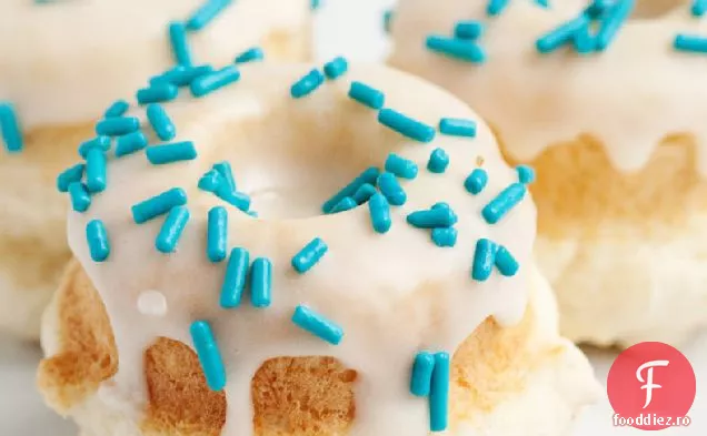 Gogoși de vanilie la cuptor cu glazură de vanilie