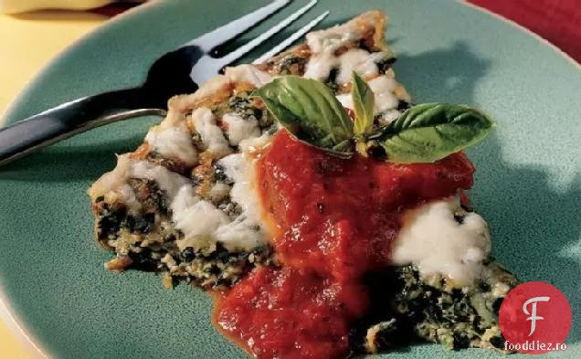 Quiche De Spanac Fără Crustă