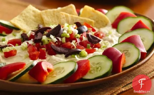 Greacă Hummus Dip cu legume Dippers