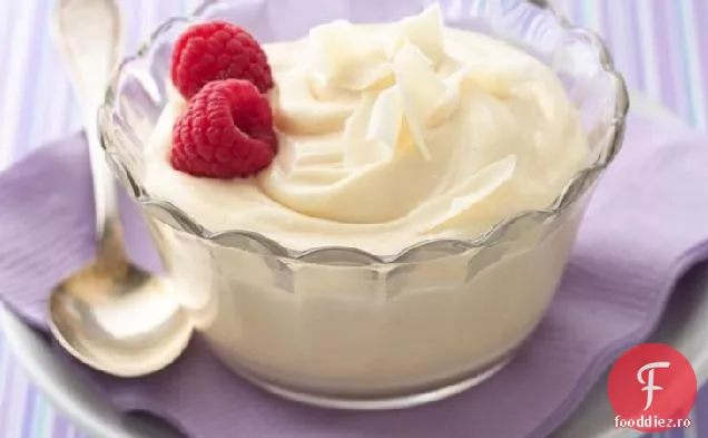 Mousse De Ciocolată Albă De 10 Minute