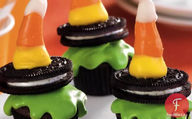 Wicked Witch Halloween Cupcakes
