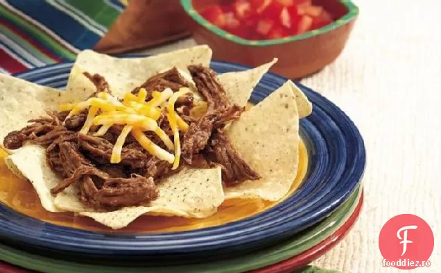 Nachos De Vită Mărunțit Cu Aragaz Lent