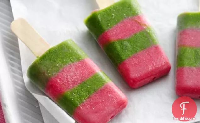 Căpșuni Verde Smoothie Pops