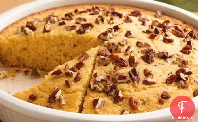 Pâine de porumb acoperită cu Pecan cu unt de miere