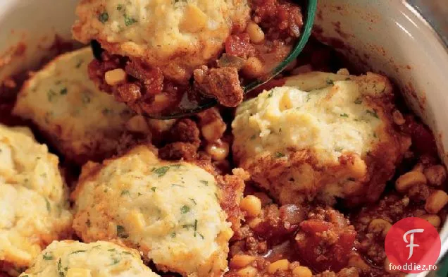 Chili cu găluște de porumb