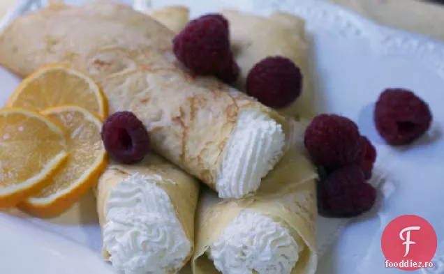Crepe Meyer cu lămâie și zmeură