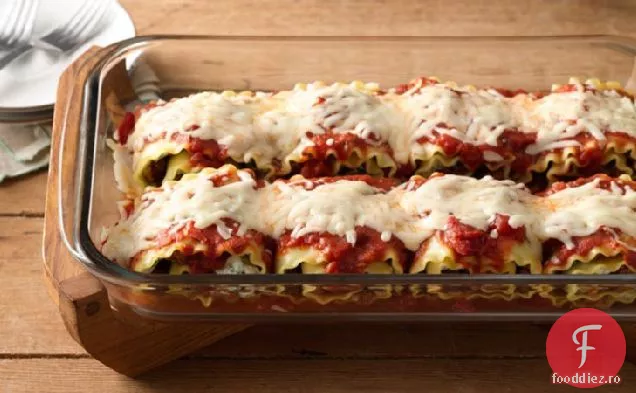 Rulouri De Lasagna Pentru Iubitorii De Carne Make-Ahead