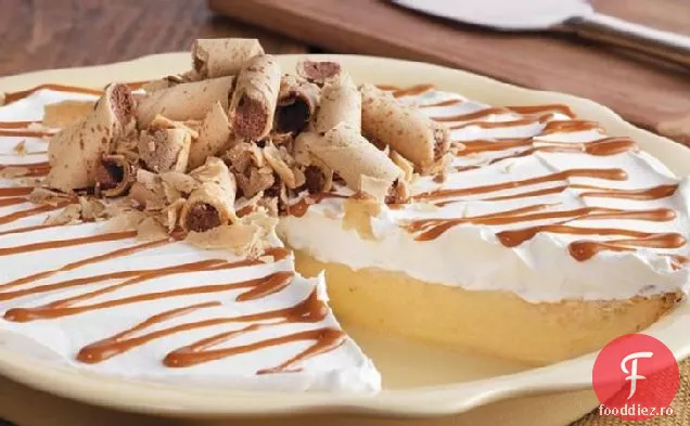 Dulce De Leche plăcintă cu rom cu banane