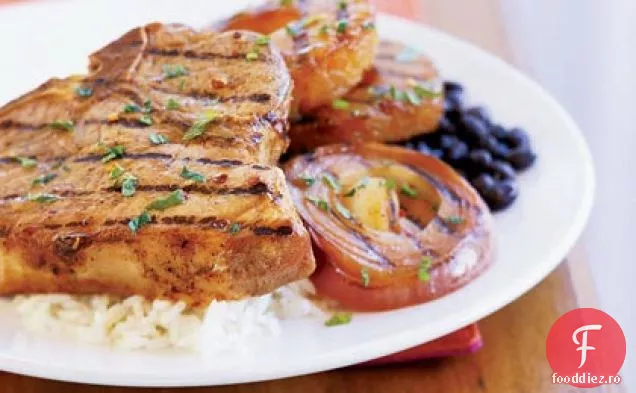 Carne de porc cubaneză cu ananas