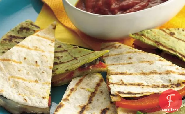 Quesadillas De Pizza La Grătar