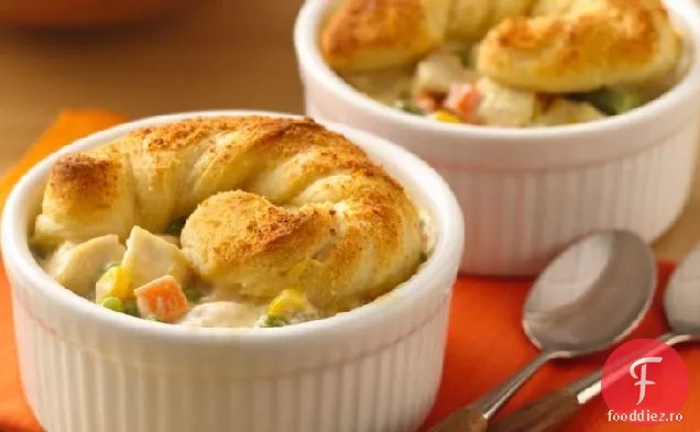 Mini Pui Alfredo Pot Pies