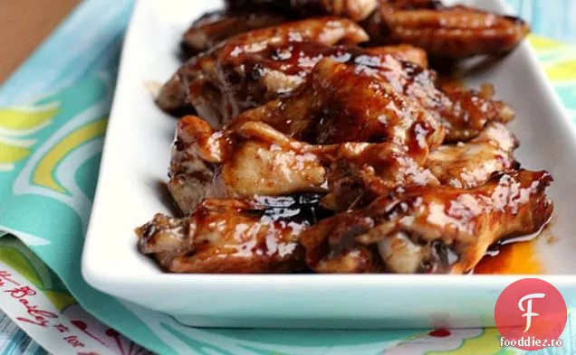 Chili Usturoi Bbq Sauced Aripi