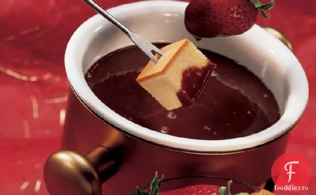 Fondue de broască țestoasă de ciocolată pentru doi
