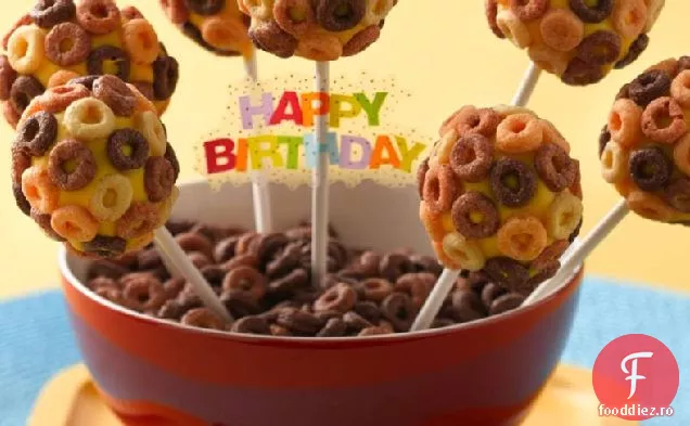 Cheerios Cake Pops Cu Banane
