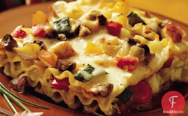 Brânză Prăjită-Lasagna De Legume