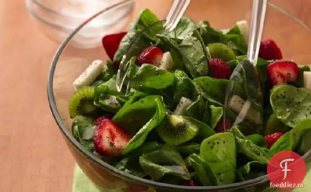 Salată De Spanac-Căpșuni