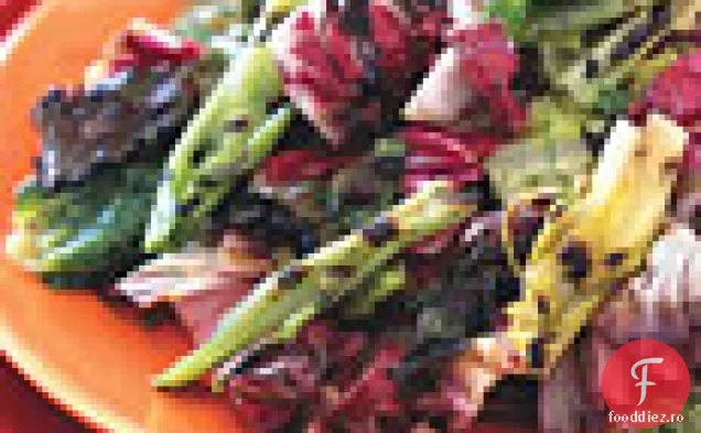 Salată de Radicchio la grătar cu sos de Sherry-muștar