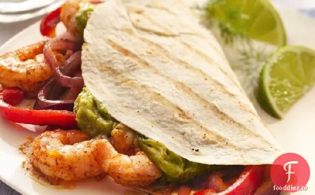 Fajitas De Creveți La Grătar