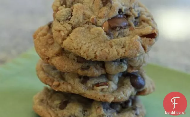 Dulce De Leche cookie-uri umplute cu ciocolată Pecan
