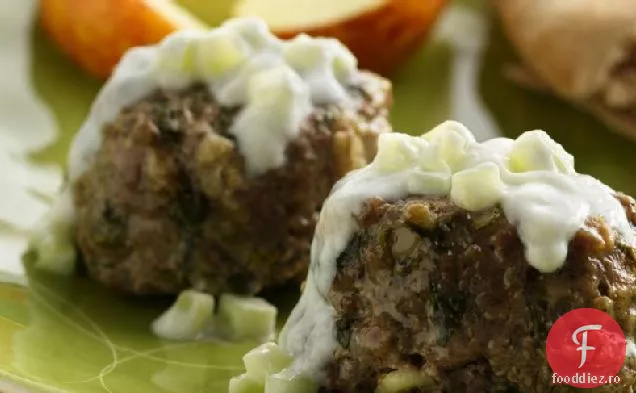 Mini pâini grecești cu sos Tzatziki