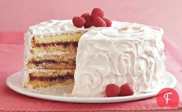 Tort De Vanilie Cu Zmeură