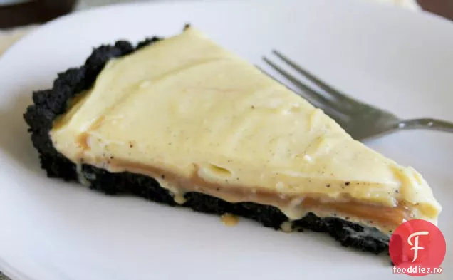 Tartă Cu Cremă De Fasole Caramel-Vanilie Sărată