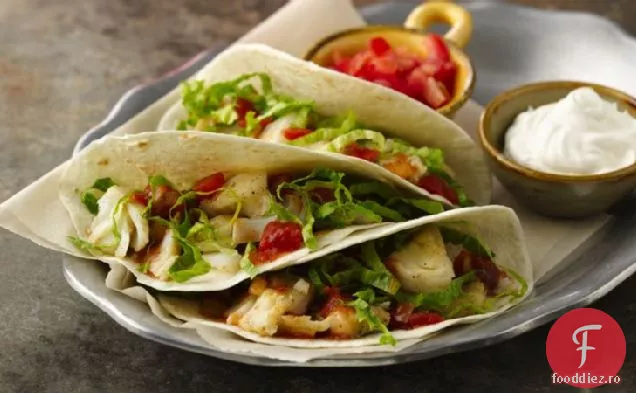 Tacos de pește cu Pico De Gallo