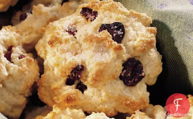 Scones Uscate De Cireșe-Lămâie