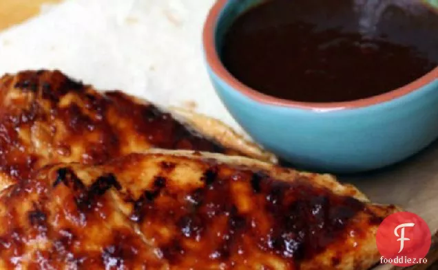 Pui la grătar cu glazură de portocale-Chipotle
