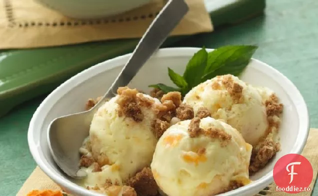 Înghețată Peach Cobbler