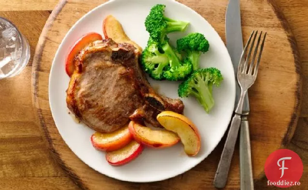Cotlet de porc și mere