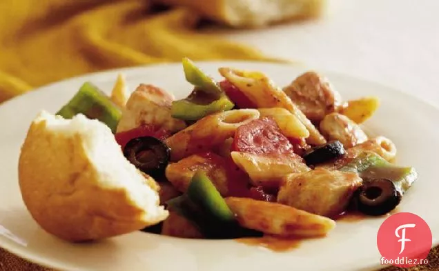 Chicken Penne 8 la Marengo