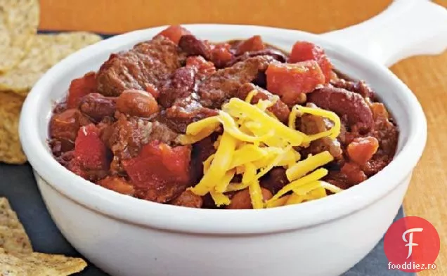 Slow-Cooker Carne de vită 'n bere Chili