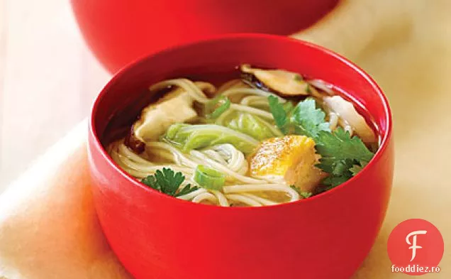 Supă de ciuperci și Tofu Shiitake