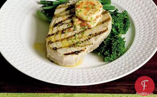 Friptură De Ton Cu Unt De Ardei Iute