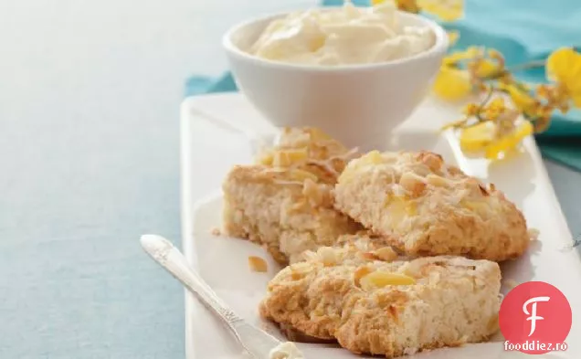 Biscuiți cu nucă de cocos, ananas și Macadamia