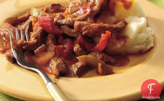 Carne de vită italiană fără Gluten cu piure de cartofi