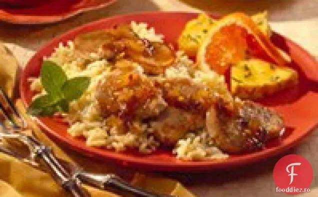 Medalioane De Porc Cu Glazură Fierbinte De Ananas