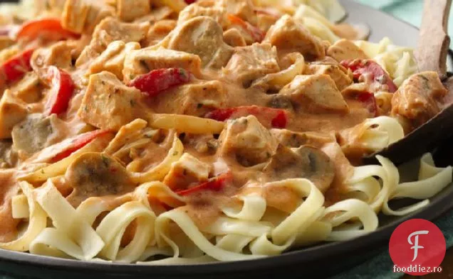 Fettuccine De Pui Cajun
