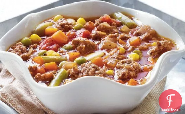 Supă Ușoară De Legume-Carne De Vită