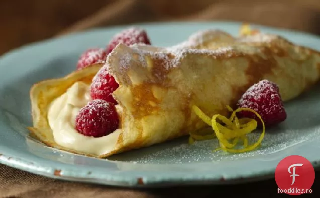 Fresh Lemon Cream Crepes
