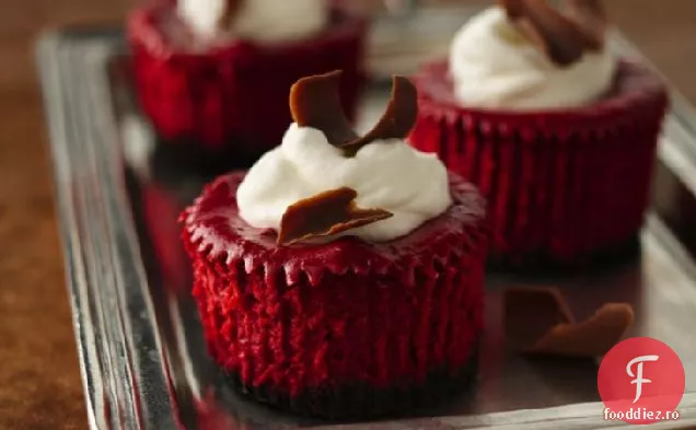 Mini Cheesecakes Din Catifea Roșie