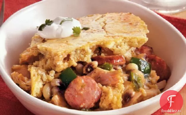 Chicken Chile Cobbler