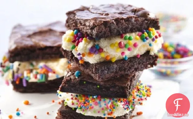Sandvișuri Cu Înghețată Brownie