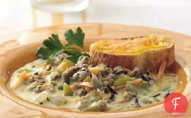 Supă Cremoasă De Orez Sălbatic