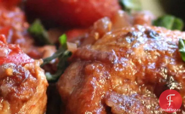 Cacciatore de pui cu vin roșu