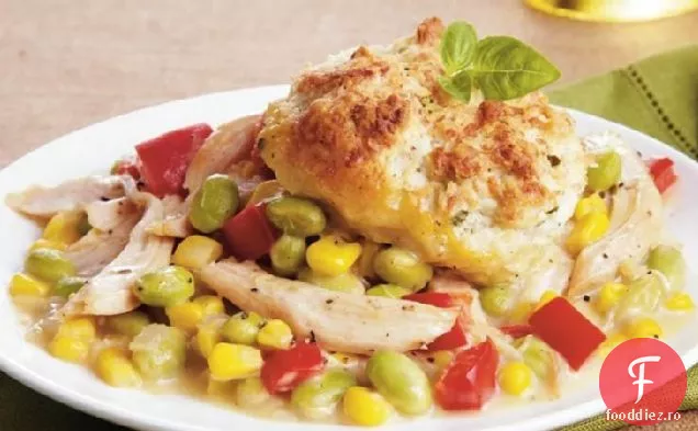 Plăcintă Cu Oală De Succotash De Pui