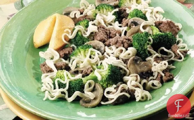 Carne de vită asiatică și Broccoli